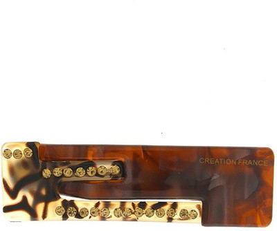 

Anuradha Art Jewellery Backpin Back Pin(Brown)