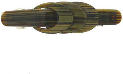 Anuradha Art Jewellery Backpin Back Pin(Green)