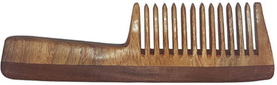 

Confidence Good Quality Hair Neem Wood Comb For Control Hair Fall (Model No 5)