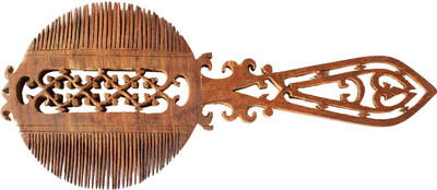

Be You Exclusive Vintage Look Designer Hand Carved Sheesham Wooden Hair Comb (Kanghi)