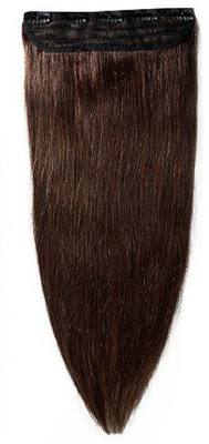 

Confidence Human Extensions 1 pcs With 5 Clips 100 Grams (28 inch Dark Brown) Hair Extension