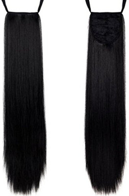 

Confidence Straight Ponytail Extensions With Ribbon (Black) Hair Extension