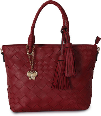 

Butterflies Hand-held Bag(Red)