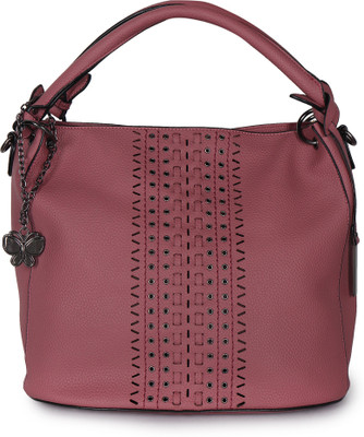 

Butterflies Hand-held Bag(Maroon, Black), Black;maroon
