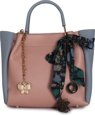 

Butterflies Hand-held Bag(Pink, Grey), Grey;pink