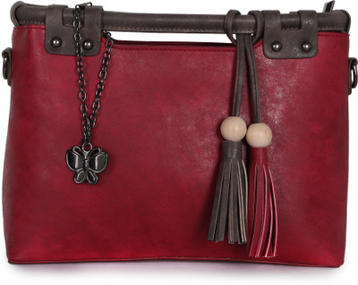 

Butterflies Hand-held Bag(Red)