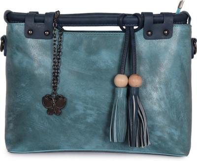 

Butterflies Hand-held Bag(Blue)