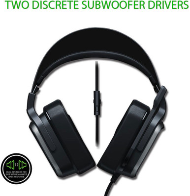 

Razer Tiamat Expert 2.2 Stereo Analog Headset with Mic(Black, Over the Ear)