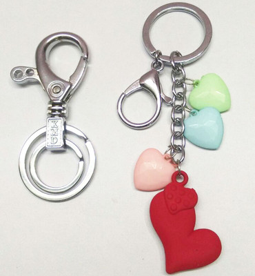 Prime Key Chain Heart Key Chain Hord Fiber Couple Metal Key Chain B Key Chain
