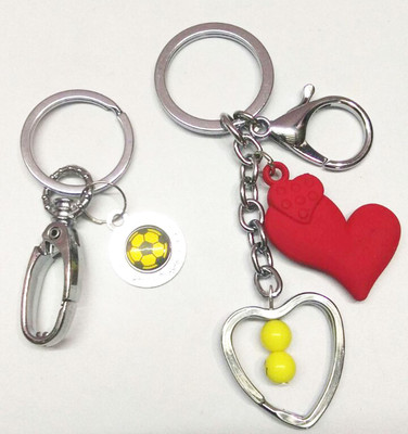 

Prime Key Chain Heart Key Chain Hord Fiber Couple Metal Key Chain Key Chain