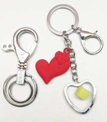 

Prime Key Chain Hear Key Chain Hord Fiber Couple Metal Key Chain C Key Chain
