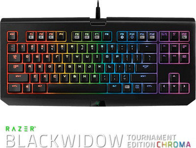 

Razer BlackWidow Tournament Edition Chroma – RGB Mechanical Wired USB Gaming Keyboard(Black)