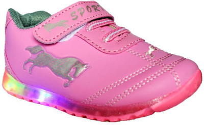 

TeeniTiny Boys & Girls Velcro Sneakers(Pink