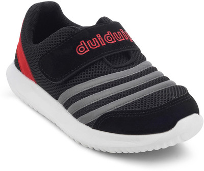 

KITTENS Boys Slip on Running Shoes(Black