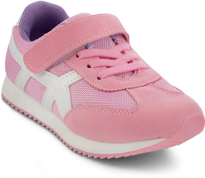 

KITTENS Girls Velcro Running Shoes(Pink