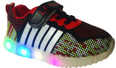 

TeeniTiny Boys & Girls Velcro Sneakers(Red