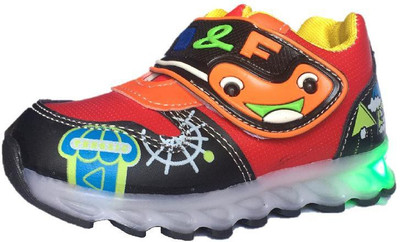 

TeeniTiny Boys & Girls Velcro Sneakers(Red