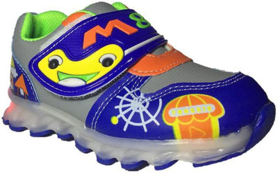 

TeeniTiny Boys & Girls Velcro Sneakers(Blue