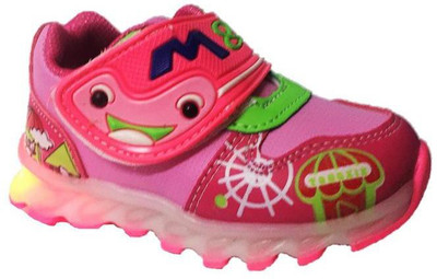 

TeeniTiny Boys & Girls Velcro Sneakers(Pink