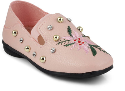 

KITTENS Girls Slip on Ballerinas(Pink, White