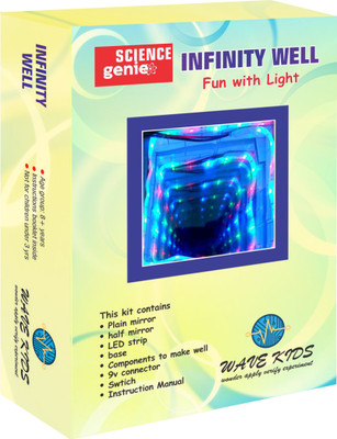 

WAVEKIDS Magical Well - Optical illusion - DIY kit Innovative , Do It Yourself . DIY . Working Model . Educational Learning Toy . School Project . Physics Science Activity Kit . Gift for Students Kids. DIY . Educational Game.(Multicolor)