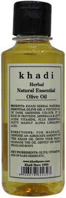 

Khadi Herbal Natural Essential Olive Oil(210 ml)
