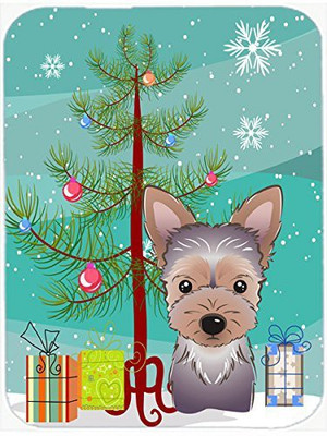 

Caroline's Treasures Christmas Tree & Yorkie Puppy Mouse Pad Hot Pad or Trivet - BB1604MP Mousepad(Multicolor)