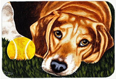 

Caroline's Treasures Have Ball Will Travel Beagle Mouse Pad Hot Pad or Trivet - AMB1358MP Mousepad(Multicolor)