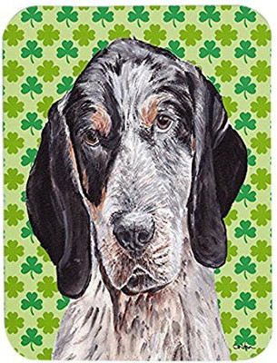 

Caroline's Treasures Blue Tick Coonhound Lucky Shamrock St. Patrick's Day Mouse Pad Hot Pad/Trivet - SC9721MP Mousepad(Multicolor)