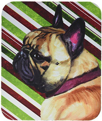 

Caroline's Treasures French Bulldog Frenchie Candy Cane Holiday Christmas Mouse Pad Hot Pad/Trivet - LH9594MP Mousepad(Multicolor)