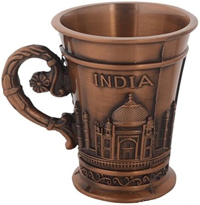 Skywalk Souvenir Metal India Taj Mahal Shot Glass,Souvenir Cup for decoration,gifting Brass Coffee Mug(50 ml)