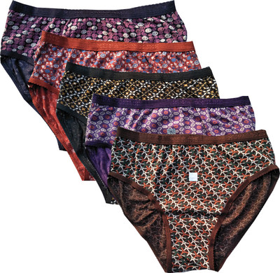 RUPA SOFTLINE Women Hipster Multicolor Panty(Pack of 5)
