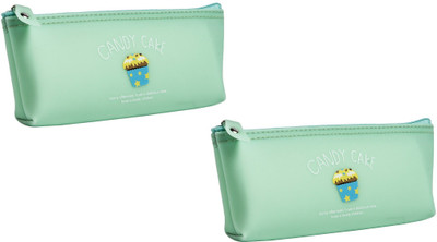 

Uberlyfe 1674-GN Cup Cake Art Plastic Pencil Boxes(Set of 2, Light Green)