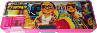 

kidoz kingdom SUBWAY SURFERS SUBWAY SURFERS Art Plastic Pencil Box(Set of 1, Multicolor)