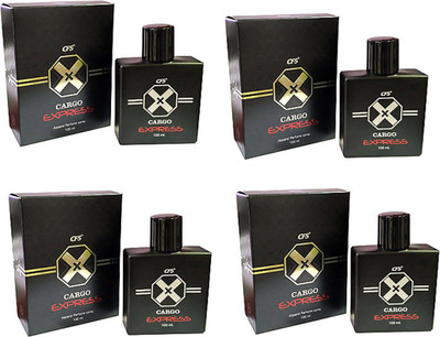 

CFS Cargo Black Express edp Pack of 4 Eau de Parfum - 400 ml(For Men & Women)
