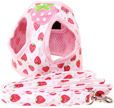 

Futaba Dog Harness & Leash(, Pink