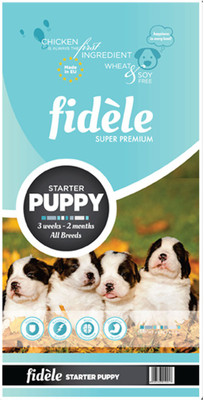 

Fidele Starter Puppy Chicken 1 kg Dry Dog Food