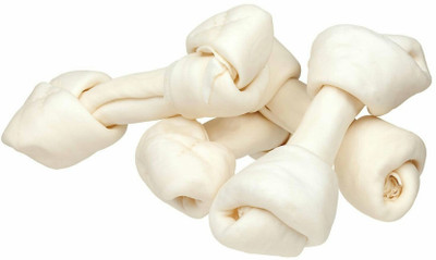

SAWAY Raw Hide Big Notted Bone (4" Inch 300g) Beef, Chicken Dog Treat(300 g)