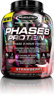 

Muscletech Phase 8 Whey Protein(2.09 kg, Strawberry)