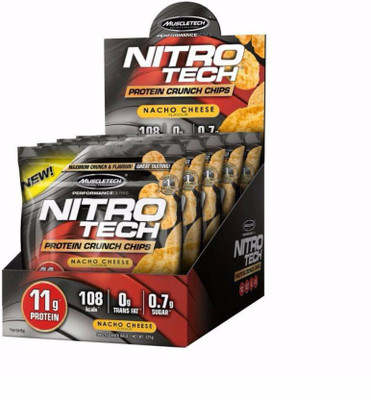 

Muscletech Performance Series Nitrotech Crunch Protein Chips(125 g, Nacho Cheese)