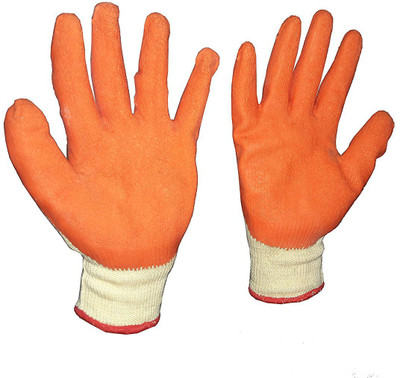 

Continental Heavy Duty Garden Gloves - Orange ( 1 Pair ) Rubber Safety Gloves(2)