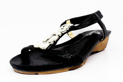

Vstario Women Black Flats