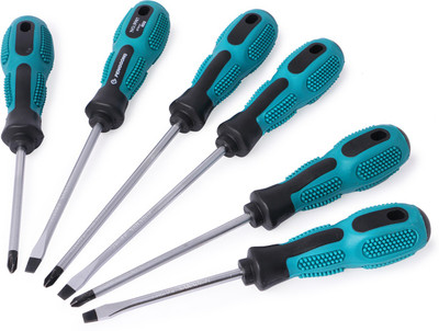 

globalurja.com Combination Screwdriver Set(Pack of 6), Blue