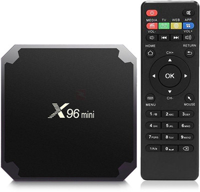 

Tangee X96 Mini Android 7.1 ,Smart Android Box with Amlogic S905W Quad Core 64 bit Cortex,2GB DDR3 RAM/16GB ROM, Wifi 4K Video Support Media Streaming Device(Black)