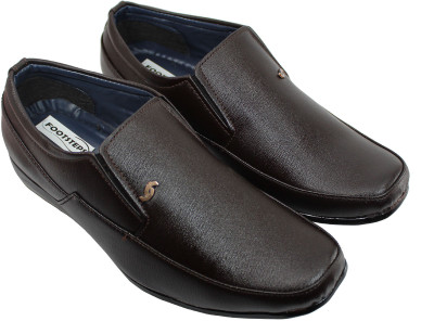 

Footsteps Men formal shoes Slip On For Men(Brown