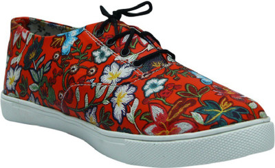 

Sleepzy Canvas Shoes For Women(Red