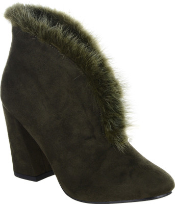

Shuz Touch Boots For Women(Green
