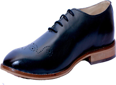 

fatecarry MENS BROGUE GENUINE LEATHER Brogues For Men(White, Dark slate blue