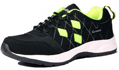 

Grade FIRE Running Shoes For Men(Black, Green