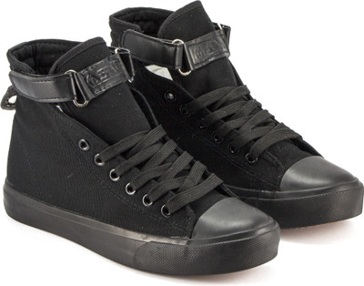 

DeVEE All Solid Calipso Trainer Zed Black Sneakers For Women(Black